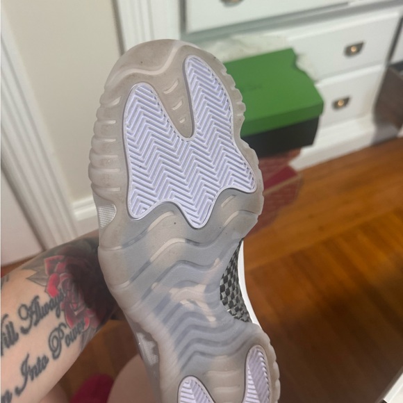 White and Gray Athletic Sneakers - Picture 4 of 11